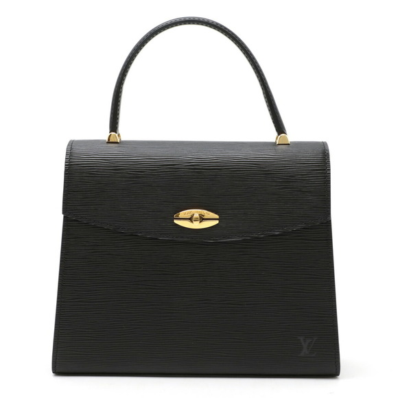 Louis Vuitton Handbags - LOUIS VUITTON Epi Malesherbes Handbag Leather Noir Black M52372